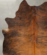 Medium Brindle XX-Large Brazilian Cowhide Rug 7'9"H x 6'6"W #B27615 by Hudson Hides