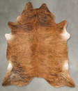 Medium Brindle XX-Large Brazilian Cowhide Rug 8'10"H x 7'8"W #B27627 by Hudson Hides