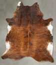 Medium Brindle XX-Large Brazilian Cowhide Rug 8'5"H x 7'2"W #B27634 by Hudson Hides