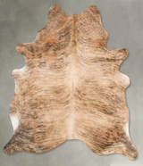 Light Brindle XX-Large Brazilian Cowhide Rug 7'9"H x 6'7"W #B27636 by Hudson Hides