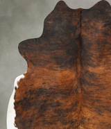 Dark Brindle XX-Large Brazilian Cowhide Rug 7'10"H x 7'4"W #B27656 by Hudson Hides