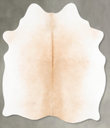 Grey with Beige Medium Brazilian Cowhide Rug 5'7"H x 5'0"W #B27670 by Hudson Hides