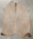 Taupe Medium Brazilian Cowhide Rug 6'1"H x 4'9"W #B27671 by Hudson Hides