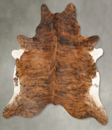 Medium Brindle XX-Large Brazilian Cowhide Rug 7'11"H x 7'3"W #B27742 by Hudson Hides