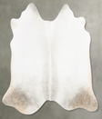 Light Grey Large Brazilian Cowhide Rug 5'6"H x 5'6"W #B27762 by Hudson Hides