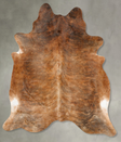Medium Brindle X-Large Brazilian Cowhide Rug 7'8"H x 6'5"W #B27799 by Hudson Hides