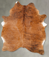 Medium Brindle X-Large Brazilian Cowhide Rug 7'8"H x 5'11"W #B27819 by Hudson Hides