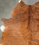 Medium Brindle X-Large Brazilian Cowhide Rug 7'8"H x 5'11"W #B27819 by Hudson Hides
