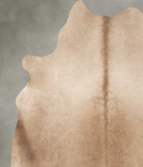 Taupe X-Large Brazilian Cowhide Rug 7'1"H x 6'2"W #B27824 by Hudson Hides