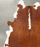 Hereford XX-Large Brazilian Cowhide Rug 8'2"H x 7'2"W #B27828 by Hudson Hides