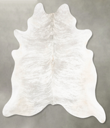 Grey Brindle X-Large Brazilian Cowhide Rug 7'3"H x 6'6"W #B27841 by Hudson Hides
