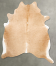 Palomino XX-Large Brazilian Cowhide Rug 8'5"H x 6'8"W #B27859 by Hudson Hides