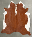 Hereford XX-Large Brazilian Cowhide Rug 7'10"H x 6'11"W #B27864 by Hudson Hides