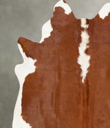 Hereford XX-Large Brazilian Cowhide Rug 7'10"H x 6'11"W #B27864 by Hudson Hides