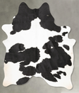 Black and White X-Large Brazilian Cowhide Rug 7'9"H x 5'11"W #B27879 by Hudson Hides