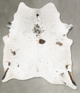 Salt and Pepper Black X-Large Brazilian Cowhide Rug 7'10"H x 6'2"W #B27880 by Hudson Hides