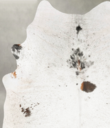 Salt and Pepper Black X-Large Brazilian Cowhide Rug 7'10"H x 6'2"W #B27880 by Hudson Hides