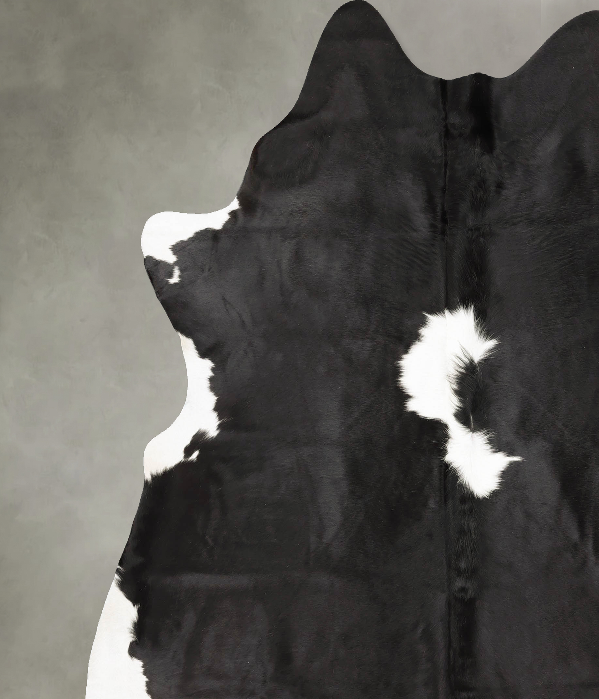 Black and White XX-Large Brazilian Cowhide Rug 8'7"H x 7'2"W #B27885 by Hudson Hides