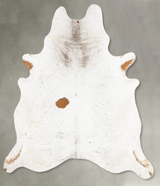 Salt and Pepper Brown XX-Large Brazilian Cowhide Rug 9'1"H x 7'5"W #B27886 by Hudson Hides