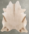 Champagne XX-Large Brazilian Cowhide Rug 8'6"H x 7'0"W #B27893 by Hudson Hides