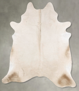 Champagne XX-Large Brazilian Cowhide Rug 8'7"H x 6'9"W #B27895 by Hudson Hides