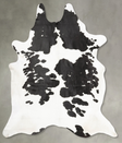 Black and White XX-Large Brazilian Cowhide Rug 8'9"H x 7'6"W #B27900 by Hudson Hides