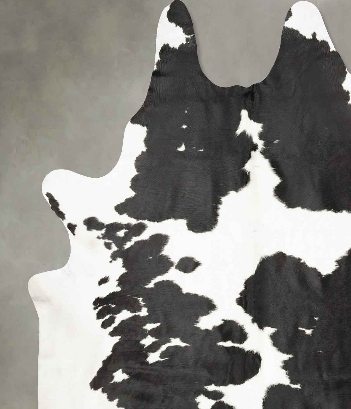 Black and White XX-Large Brazilian Cowhide Rug 8'9"H x 7'6"W #B27900 by Hudson Hides