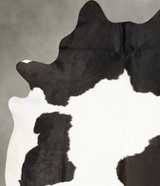 Black and White XX-Large Brazilian Cowhide Rug 8'7"H x 6'8"W #B27903 by Hudson Hides