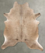 Taupe XX-Large Brazilian Cowhide Rug 8'0"H x 6'6"W #B27918 by Hudson Hides