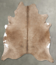Taupe XX-Large Brazilian Cowhide Rug 8'1"H x 6'5"W #B27920 by Hudson Hides