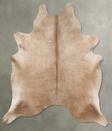 Taupe XX-Large Brazilian Cowhide Rug 8'0"H x 6'7"W #B27921 by Hudson Hides