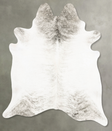 Grey Brindle XX-Large Brazilian Cowhide Rug 7'6"H x 6'10"W #B27926 by Hudson Hides