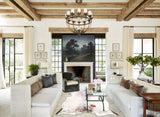 Salt and Pepper Brown XX-Large Brazilian Cowhide Rug 7'11"H x 6'6"W #B2792 by Hudson Hides