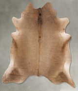 Taupe X-Large Brazilian Cowhide Rug 7'6"H x 6'7"W #B27933 by Hudson Hides
