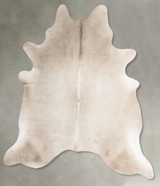 Champagne XX-Large Brazilian Cowhide Rug 8'7"H x 7'6"W #B27937 by Hudson Hides