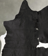 Black and White X-Large Brazilian Cowhide Rug 7'5"H x 5'11"W #B27947 by Hudson Hides