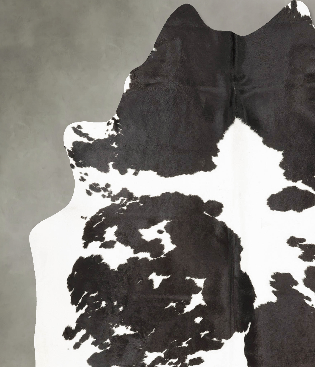 Black and White XX-Large Brazilian Cowhide Rug 8'3"H x 6'10"W #B27959 by Hudson Hides