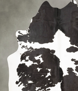 Black and White XX-Large Brazilian Cowhide Rug 8'3"H x 6'10"W #B27959 by Hudson Hides