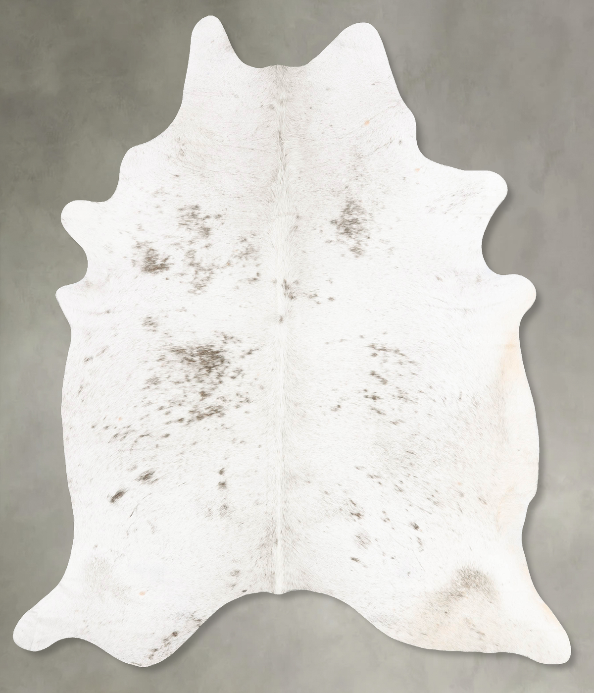 Salt and Pepper Black Cowhide Rug #B27971