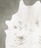 Salt and Pepper Black XX-Large Brazilian Cowhide Rug 8'1"H x 6'7"W #B27971 by Hudson Hides