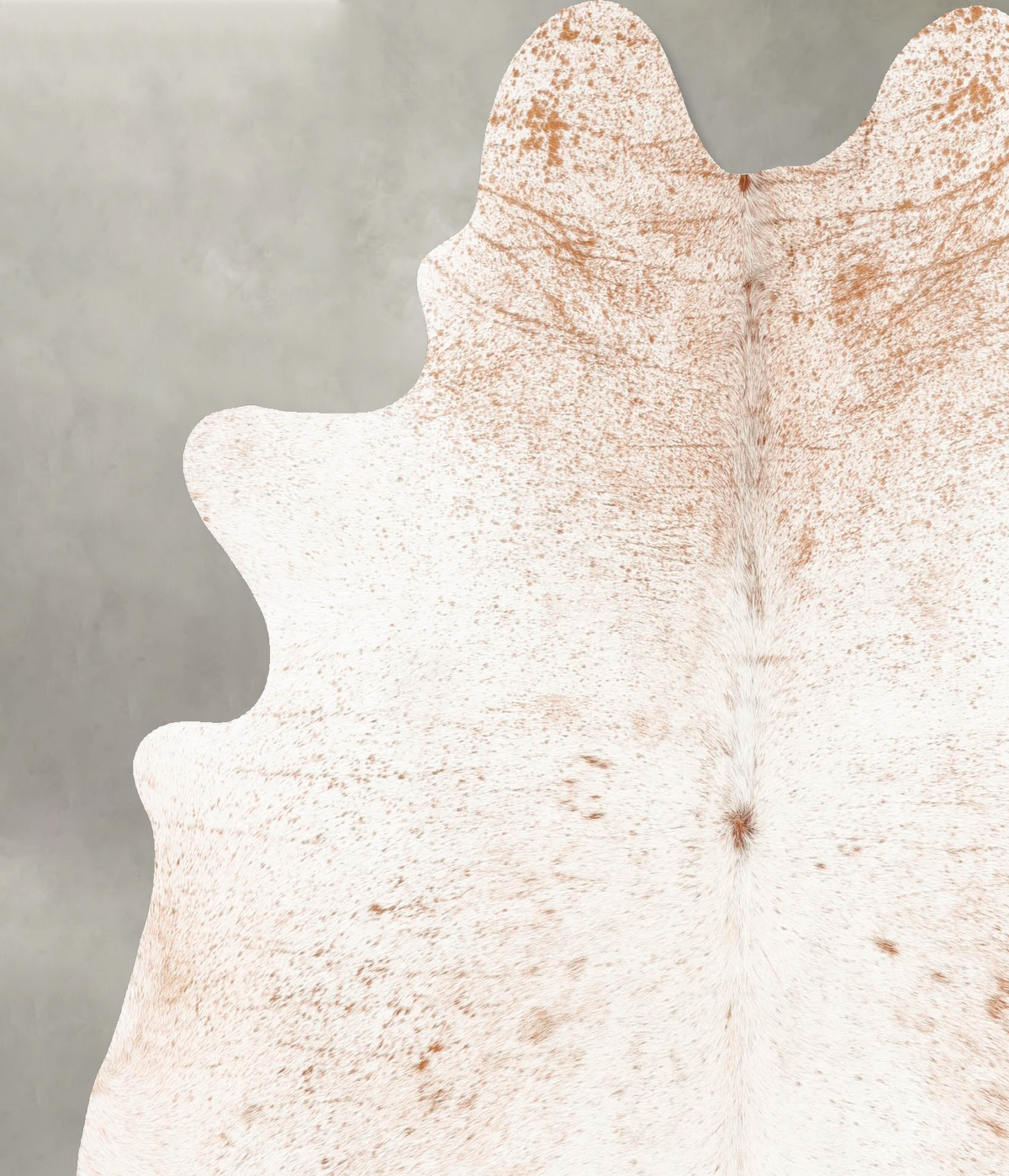 Salt and Pepper Brown X-Large Brazilian Cowhide Rug 7'3"H x 6'7"W #B27983 by Hudson Hides