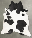 Black and White XX-Large Brazilian Cowhide Rug 7'11"H x 6'10"W #B27988 by Hudson Hides