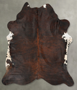 Dark Brindle XX-Large Brazilian Cowhide Rug 7'10"H x 6'7"W #B27993 by Hudson Hides