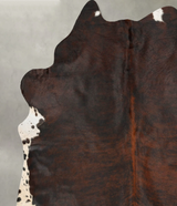 Dark Brindle XX-Large Brazilian Cowhide Rug 7'10"H x 6'7"W #B27993 by Hudson Hides