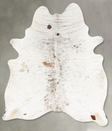 Salt and Pepper Brown XX-Large Brazilian Cowhide Rug 8'3"H x 6'3"W #B27995 by Hudson Hides