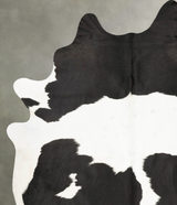 Black and White XX-Large Brazilian Cowhide Rug 8'1"H x 6'8"W #B28000 by Hudson Hides