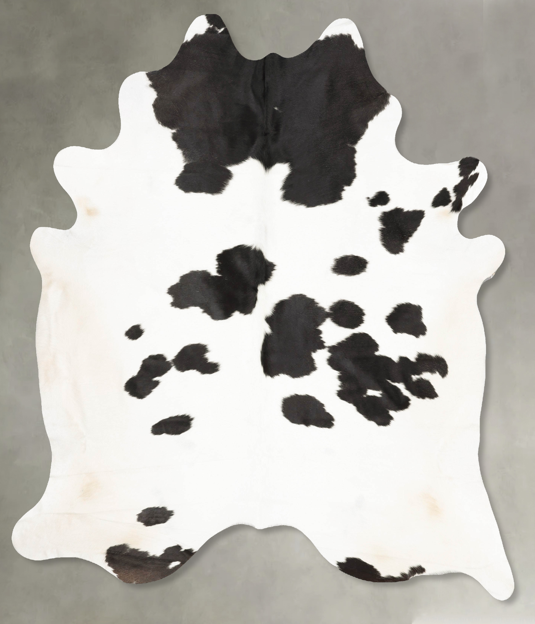 Black and White XX-Large Brazilian Cowhide Rug 8'5