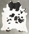 Black and White XX-Large Brazilian Cowhide Rug 8'5"H x 7'1"W #B28003 by Hudson Hides