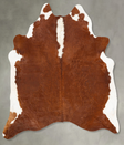 Hereford XX-Large Brazilian Cowhide Rug 7'9"H x 6'9"W #B28017 by Hudson Hides