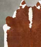 Hereford XX-Large Brazilian Cowhide Rug 7'9"H x 6'9"W #B28017 by Hudson Hides